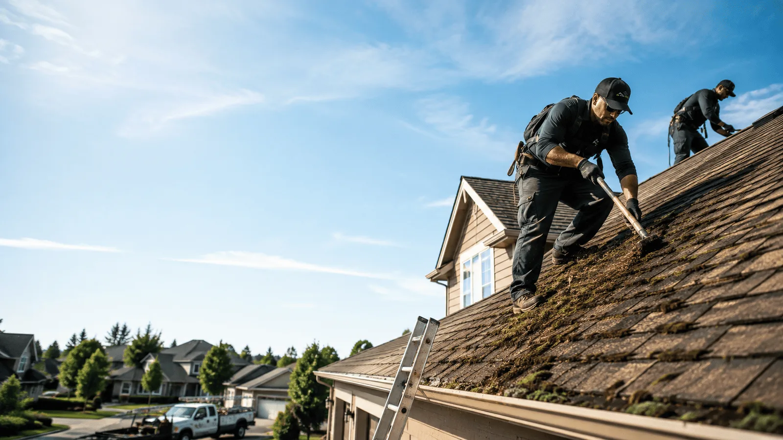 Roof Moss Removal in Mcbain, MI near me